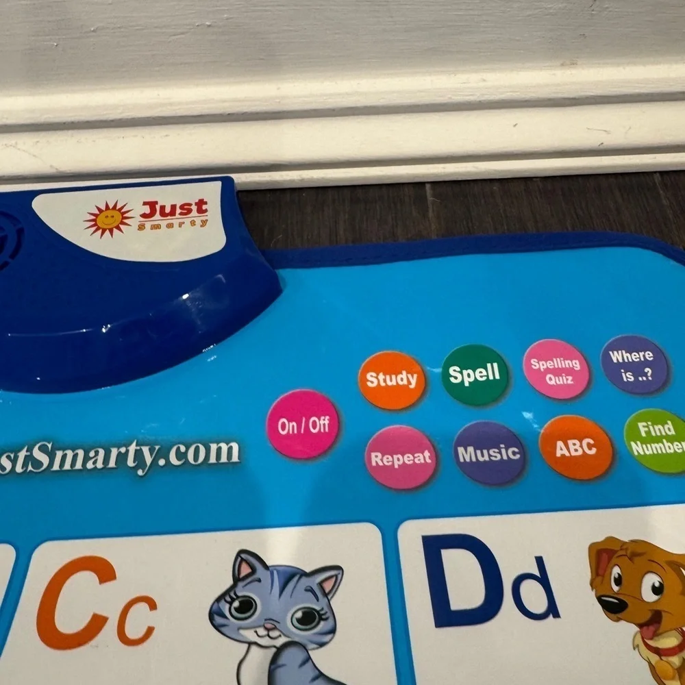 Just Smarty Educational Alphabet Electronic Learning Mat - Blue
